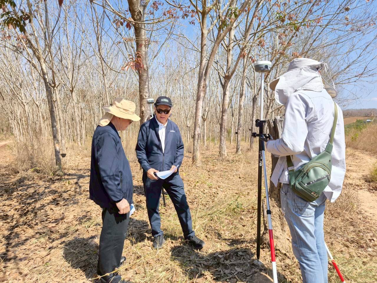 title - สวผ.ต้อนรับคณะผู้ทรงคุณวุฒิ สวก. ติดตามงานวิจัย Geolocation EUDR